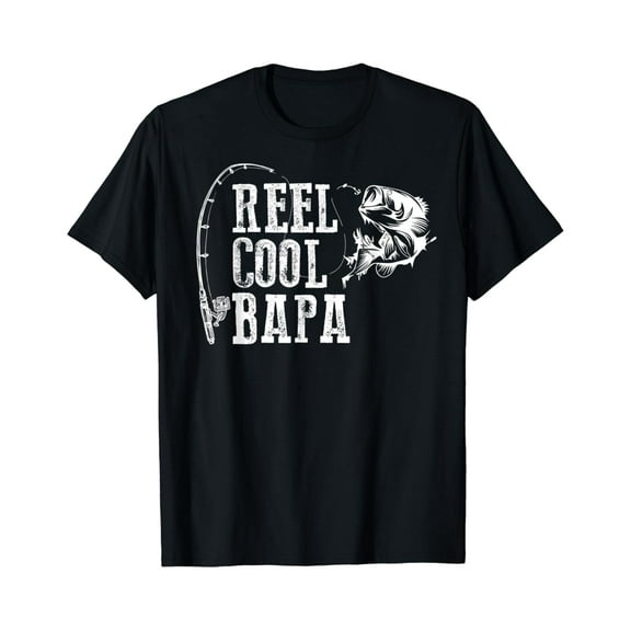 Tiny Nest Mens Bapa Fishing: Reel Cool Bapa T-Shirt