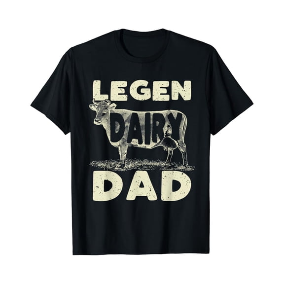Tiny Nest Mens Legen Dairy Dad Cow Farmer Father'S Day T-Shirt For Men, Gift For Friend