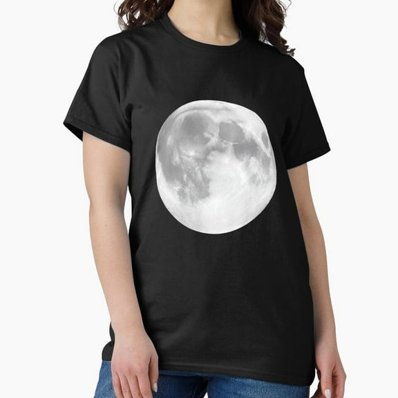 Tiny Nest Modern Trendy Awesome Luna Full Moon Classic T-Shirt, Size S To 5XL T-Shirt