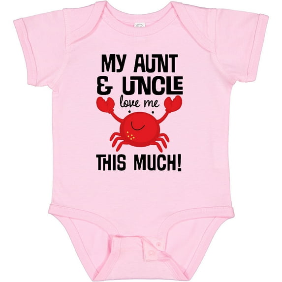 Tiny Nest My Aunt And Uncle Love Me Nephew Baby Bodysuit From Childs Boy Girl, New Born, Baby Shower Gift, New Parents Gift
