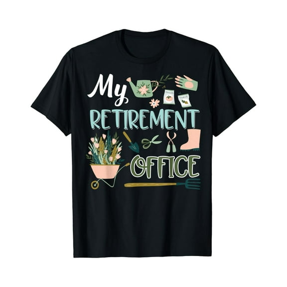 Tiny Nest My Retirement Office Gardening Shirt