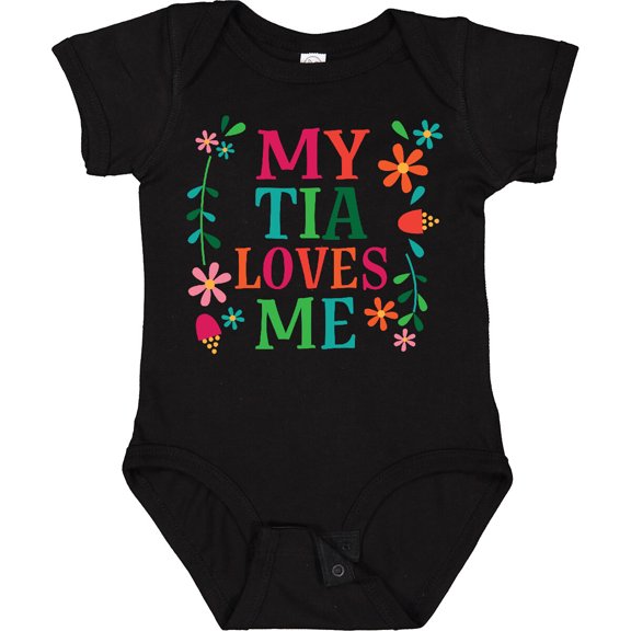 Tiny Nest My Tia Loves Me Niece Baby Bodysuit From Aunt Girls Apparel Cute, New Born, Baby Shower Gift, New Parents Gift