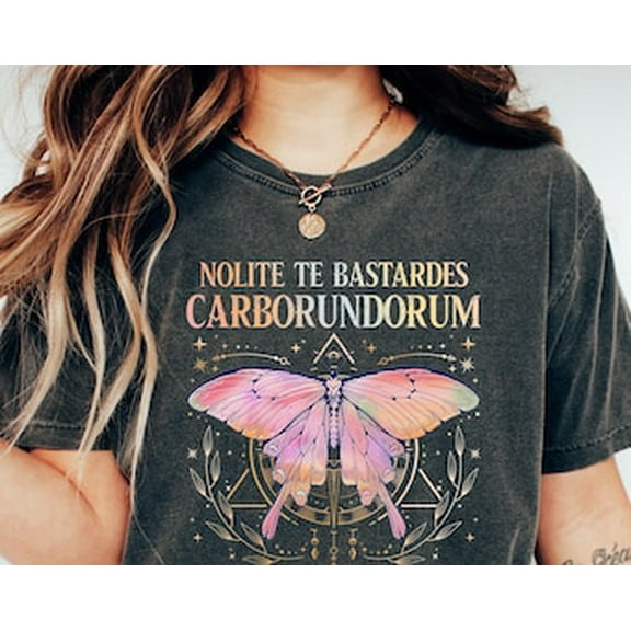 Tiny Nest Nolite Te Bastardes Carborundorum Comfort Shirt, Butterfly Feminist T Shirt, Don'T Let The Bastards Grind You Down, Gift For Women Shirt For Boy, Girl, Gift For Friend