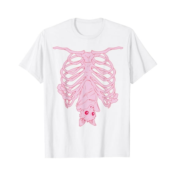 Tiny Nest Nu Goth, Witchy Pastel Goth Aesthetic, Cute Bat T-Shirt