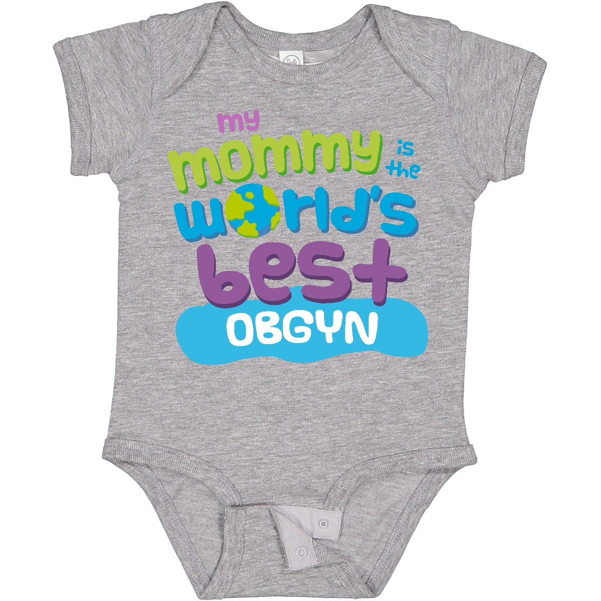 Tiny Nest Obgyn Mom Quote Baby Bodysuit Worlds Best Childs Occupation ...