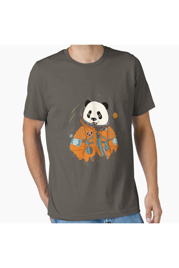 Pandastronaut Essential T-Shirt, Size S To 5XL T-Shirt