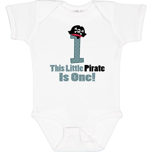 Tiny Nest Pirate 1St Birthday Baby Bodysuit First Kids Babys Year Old 1 Turning, New Born, Baby Shower Gift, New Parents Gift