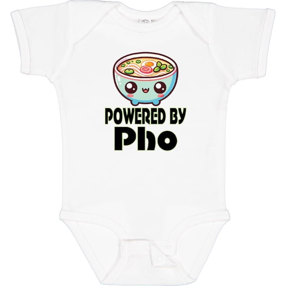 Tiny Nest Powered By Pho Baby Bodysuit Noodles Noodle Lover Food Eating Kawaii, New Born, Baby Shower Gift, New Parents Gift
