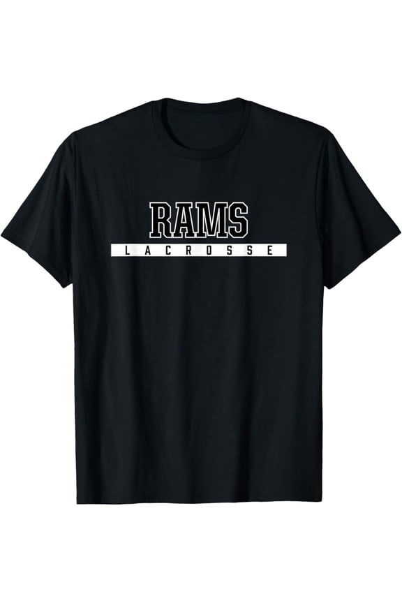 Rams Rockford High School Lacrosse T-Shirt All Size S-5Xl