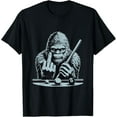 thumbnail image 1 of Tiny Nest Retro Bigfoot Sasquatch Billiards Bassquatch Pool T-Shirt All Size S-5Xl, 1 of 5