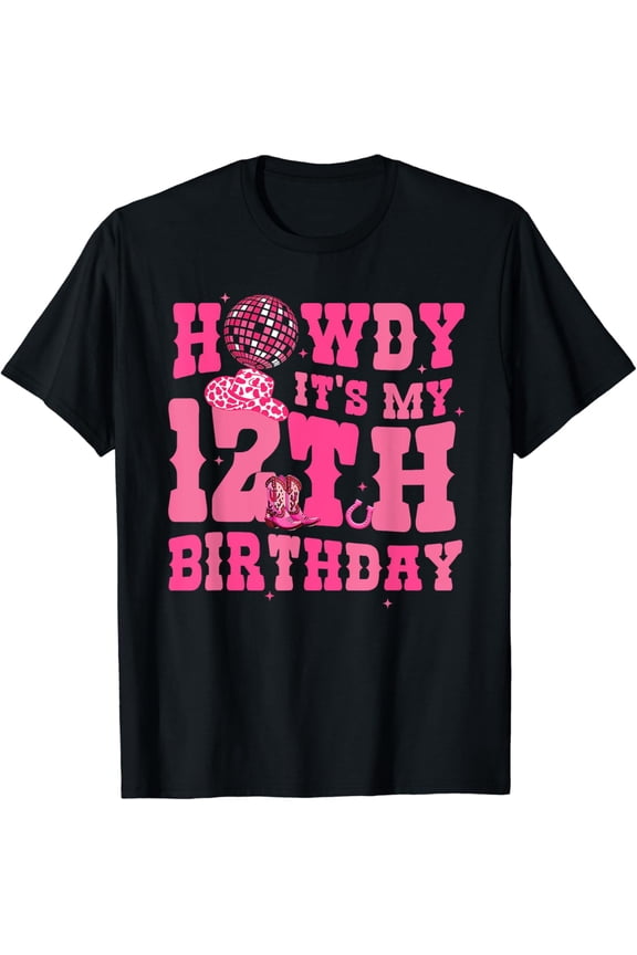 Retro Cowgirl 12 Year Old Girl Birthday Gift