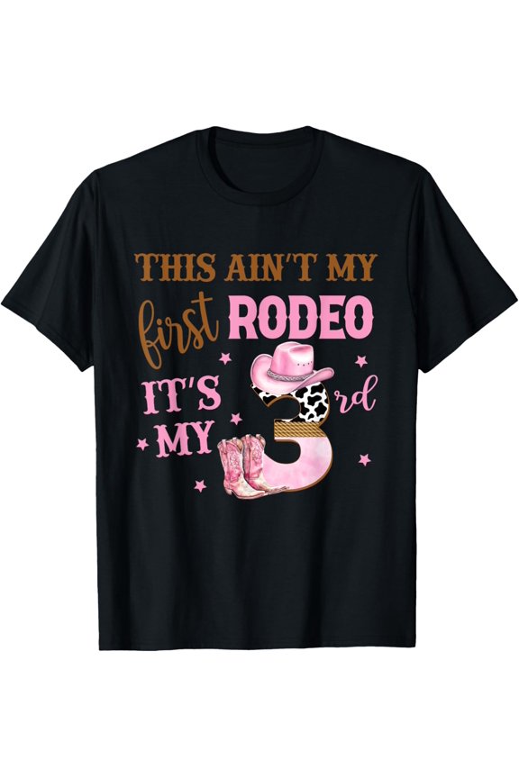 Rodeo Cowgirl 3 Year Old Girl Birthday Gift