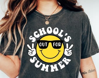 Happy Last Day Of School T-Shirt - Hello Summer Teacher Appreciation Graphic Tee For Women & Teachers