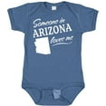 thumbnail image 1 of Tiny Nest Someone In Arizona Loves Me Baby Bodysuit State Home Family Kids Love, New Born, Baby Shower Gift, New Parents Gift, 1 of 3