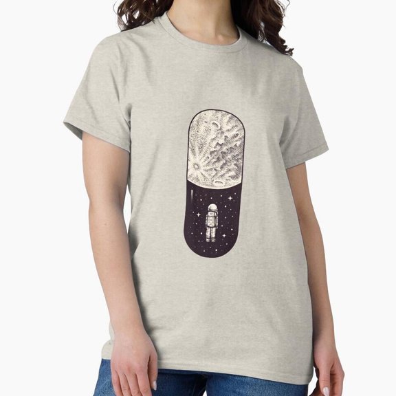 Tiny Nest Space Capsule Classic T-Shirt, Size S To 5XL T-Shirt