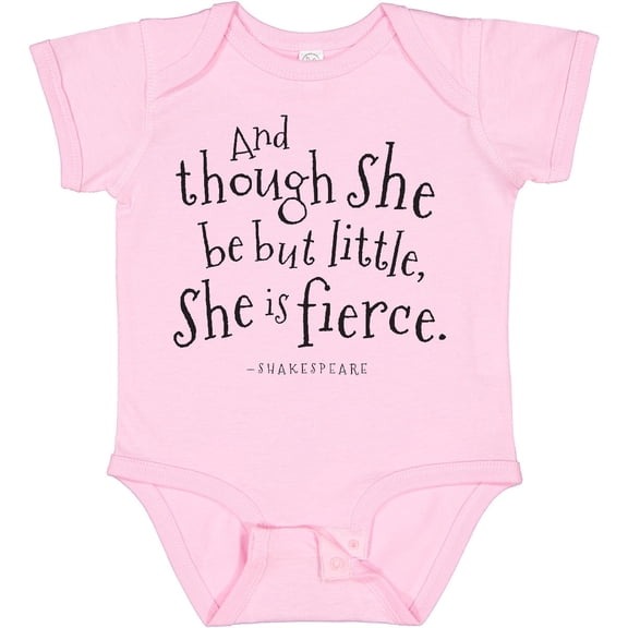 Tiny Nest Though She Be But Little Shakespeare Quote Baby Bodysuit William Is, New Born, Baby Shower Gift, New Parents Gift