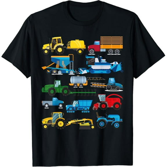 Tiny Nest Tractor Farmer Farming Trucks Farm Boys Toddlers Girls Kids T-Shirt, Gift For Friend