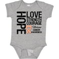 thumbnail image 1 of Tiny Nest Uterine Cancer Hope Love Strength Baby Bodysuit - Hdd Awareness Shirts, New Born, Baby Shower Gift, New Parents Gift, 1 of 3