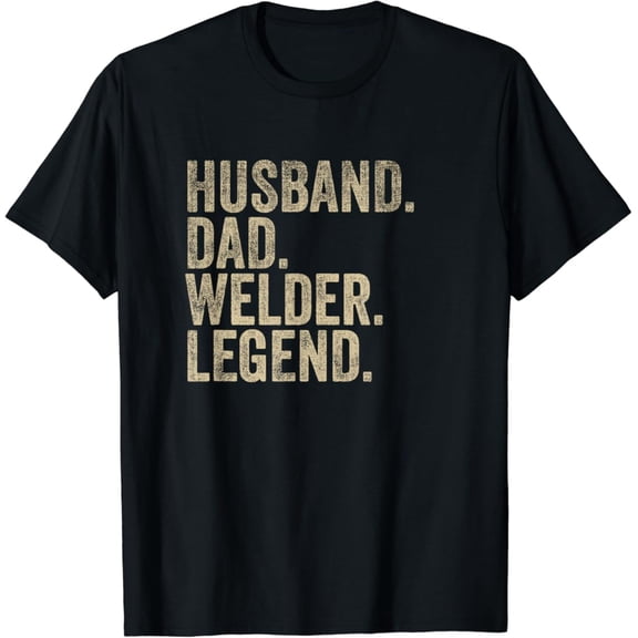 Tiny Nest Vintage Father'S Day Husband Dad Welder Legend Daddy T-Shirt, Gift For Friend
