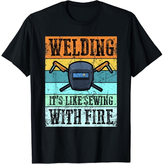 Tiny Nest Vintage Welder With Sayings For Men Women Welding T-Shirt, Gift For Friend