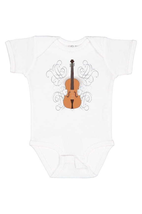 Violin Musician Musical Instrument Baby Bodysuit Strings One-Piece Hws, New Born, Baby Shower Gift, New Parents Gift