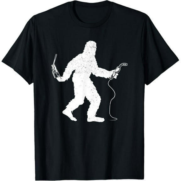 Tiny Nest Welder Bigfoot Welding Metalworking Metal Fabricator T-Shirt, Gift For Friend