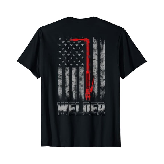 Tiny Nest Welder Red Line American Flag Shirt Usa Patriotic Welder T-Shirt, Gift For Friend