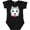 thumbnail image 1 of Tiny Nest West Highland Terrier Dog Lover Baby Bodysuit Pets Cute Puppy Infant, New Born, Baby Shower Gift, New Parents Gift, 1 of 3