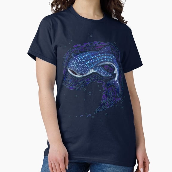 Tiny Nest Whale Shark Classic T-Shirt, Size S To 5XL T-Shirt