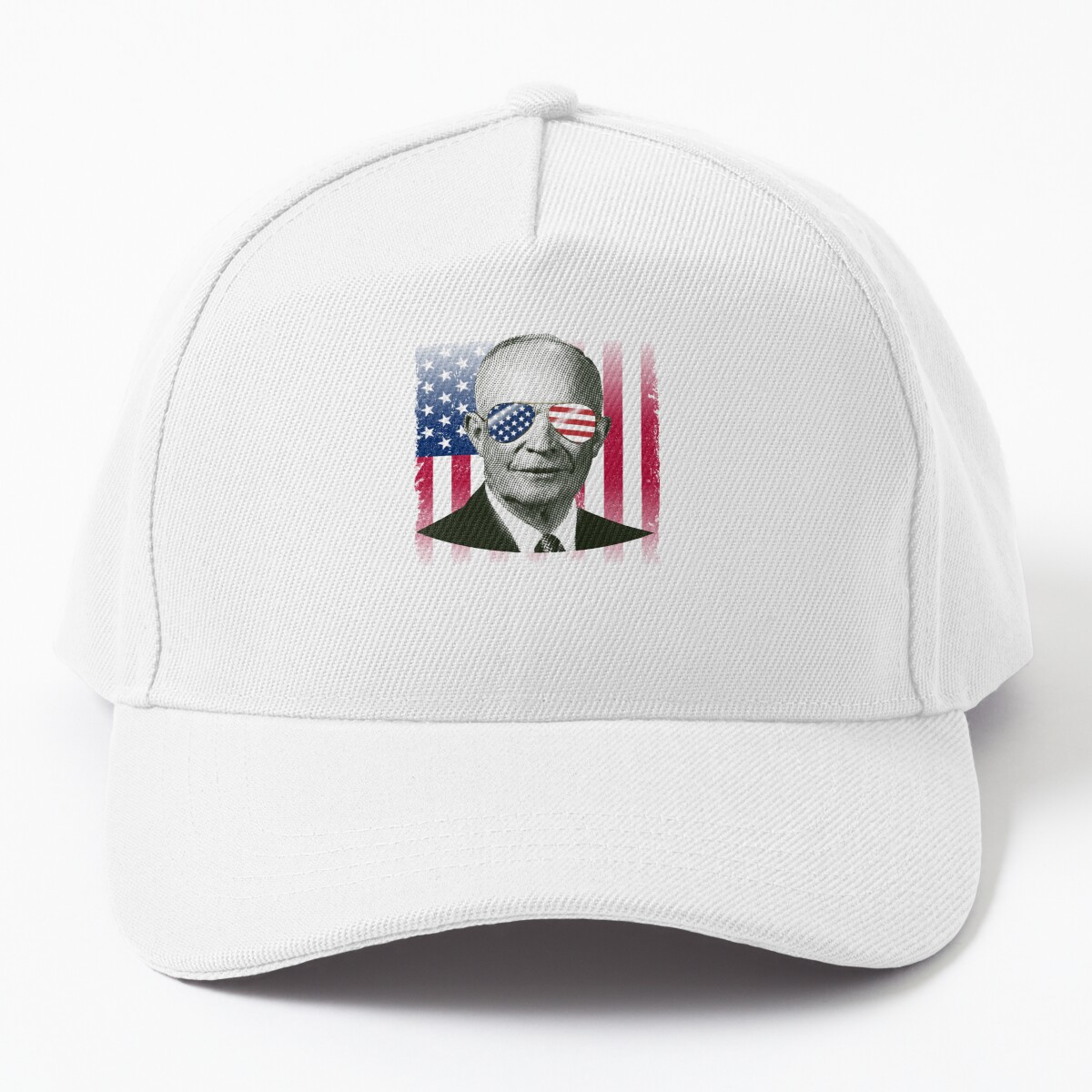 USS Dwight D. Eisenhower Navy Ship Embroidered Baseball Cap - Digital Camo Adjustable Hat