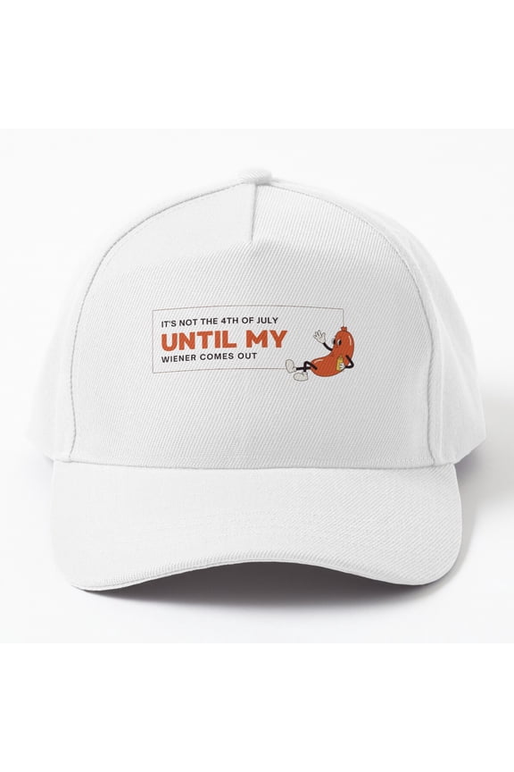 Funny Fourth Of July Quote 4Th Of July Wiener Retro Hotdog Cap Baseball Cap, Hats For Men, Gift For Him
