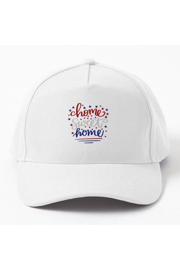 Tiny NestHome Sweet Home, American Independence Day, 4Th July Cap Baseball Cap, Hats For Men, Gift For Him