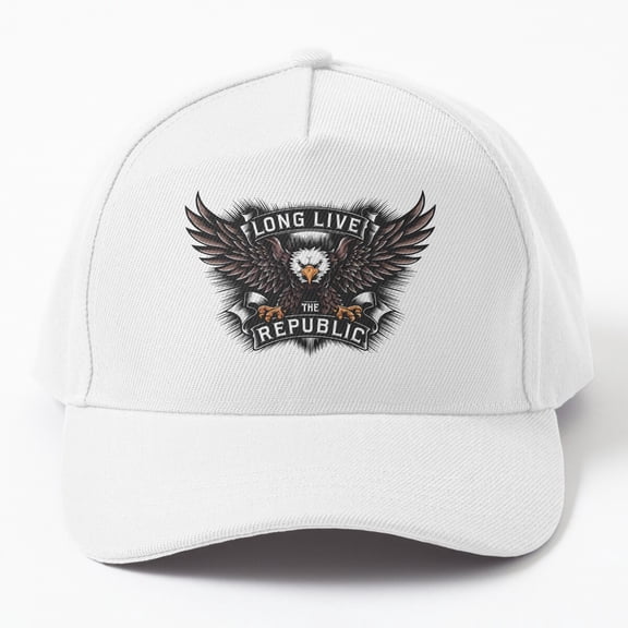 Jahat Long Live The Republic American Eagle Cap Baseball Cap, Hats For Men, Gift For Him