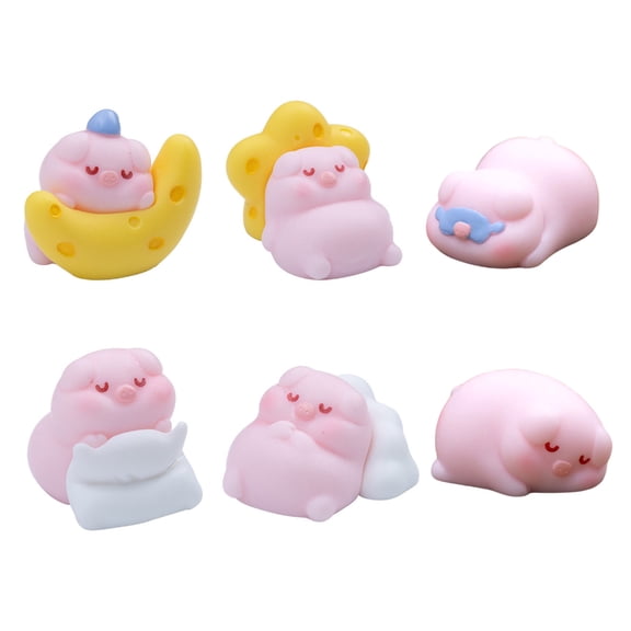 Tiny Pigs Mini Resin Pigs Figurines for Garden Decorations,Crafts Ornament
