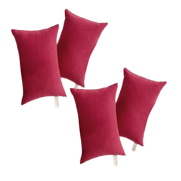 Tiny Pillows, Furenl Microfiber Mini Pillows, 11" X 7" 4-Pack Microfiber Soft Travel Pillows, Machine Washable Compact & Comfortable For Travel