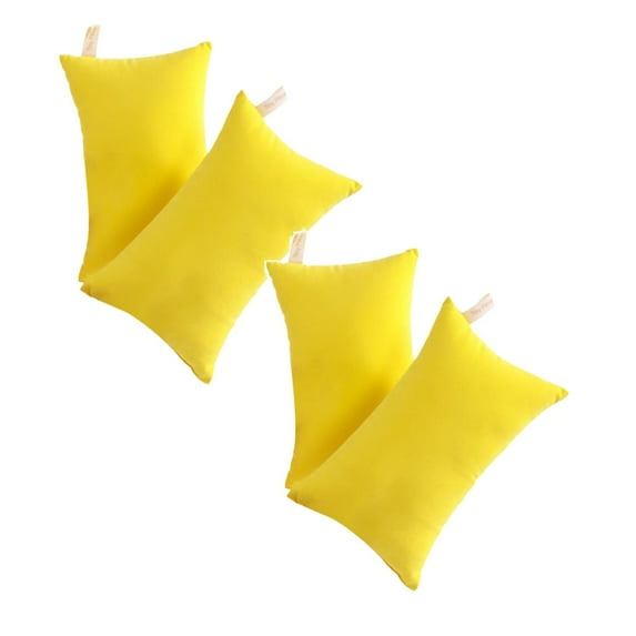 Tiny Pillows, Furenl Microfiber Mini Pillows, 11" X 7" 4-Pack Microfiber Soft Travel Pillows, Machine Washable Compact & Comfortable For Travel