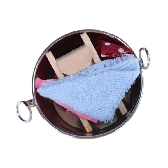 Tiny Play Washing Basin For Doll Furniture Set Compact Size Perfect For Imaginative 3+ Years Old Kids