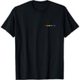 thumbnail image 1 of Tiny Rainbow Hearts Subtle Pride Month Flag LGBT Gay Rights T-Shirt, 1 of 4