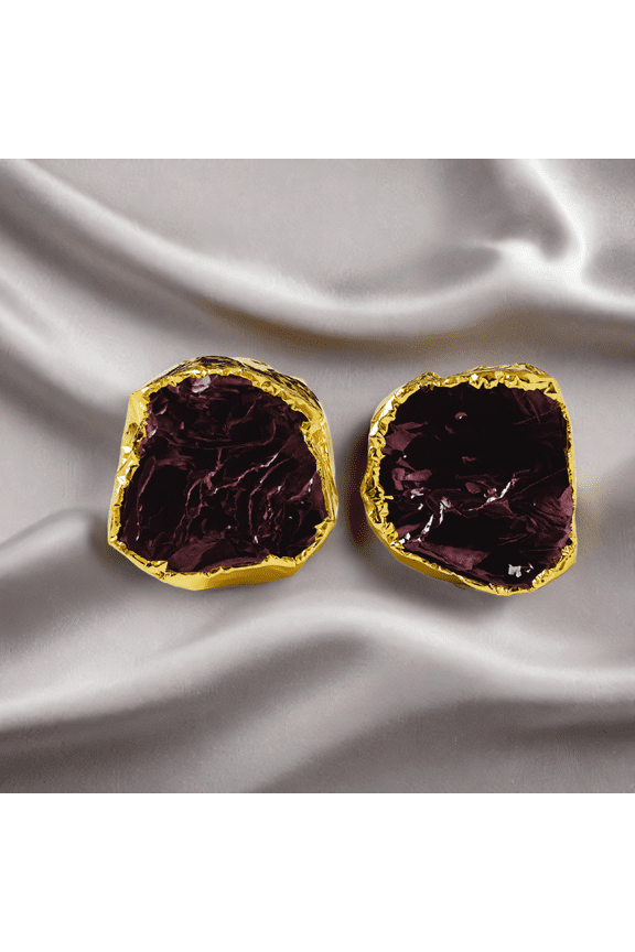 Tiny Raw Garnet Earrings, January Birthstone Earrings, Rough Garnet Stud Earrings, Raw Crystal Studs, Birthstone Gift, Raw Stone Earrings