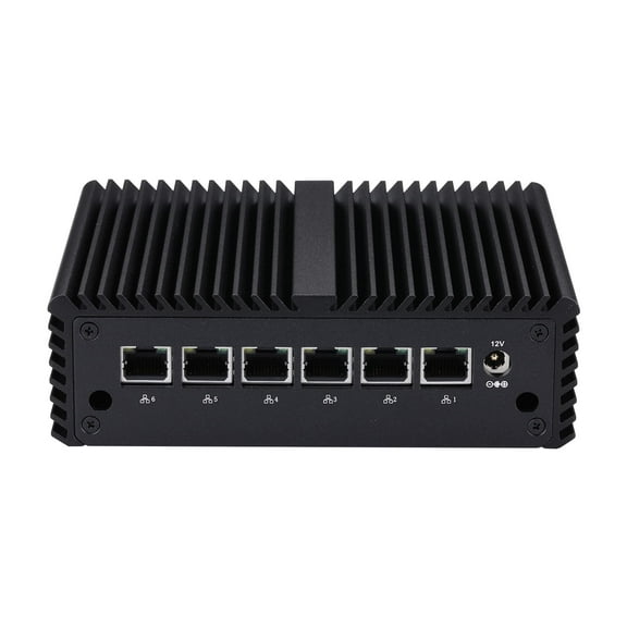 Tiny Router Q1020G6 Intel Pentium 5405U,2.3GHz 15W AES-NI (8GB RAM 256GB SSD) 6 Intel I225-V 2.5 Gigabit LAN,Used As A Router/Firewall/Proxy 24/7