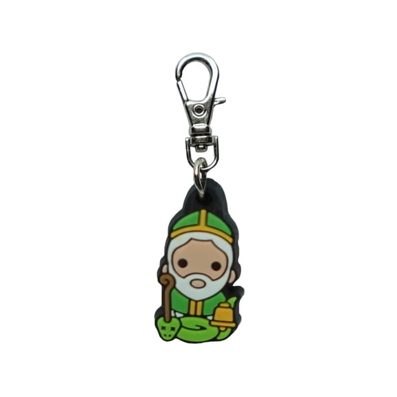 Tiny Saints St. Patrick Protector CHARM - Bracelets Backpacks Gifts NEW