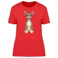 thumbnail image 1 of Tiny Sitting Chihuahua T-Shirt Women -Image by Shutterstock, Female XX-Large, 1 of 2