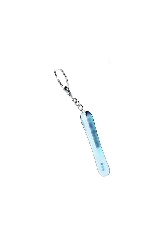 Tiny Ski Board Keychain Key Organiser Accessories For Backpack Bag Luggage Charm