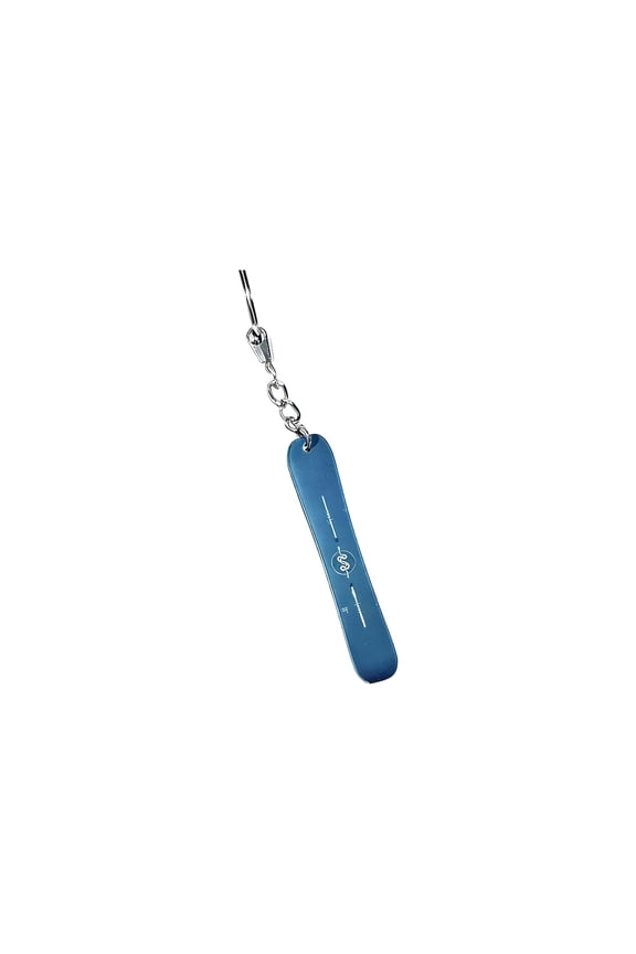 Tiny Ski Board Keychain Shatterproof Acrylic Keyring Charm Key Organiser Accessories For Backpack Bag Luggage Decoration