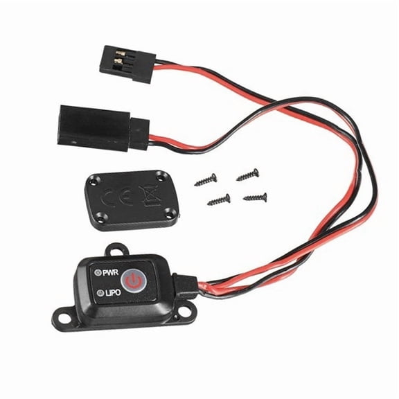 Tiny Small MCU Controlled on/Off Battery Voltage Checked RC Power Switch for RC Car Plane Boat Lipo NIHM NIcad Batteries
