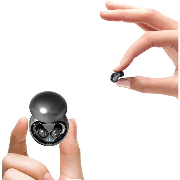 Tiny Small Mini Invisible Earbuds Wireless Bluetooth for Small Ears Low Profile Discreet Hidden Earbuds for Work Sleep Ear Buds Invisible Headphones
