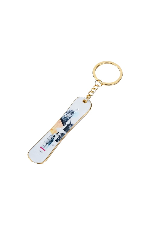Tiny Snowboard Keyring Skateboard Keychain Key Holder Decoration Key Accessories