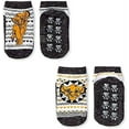 thumbnail image 1 of Tiny Soles Disney Character Pattern Toddler Low Rise No-Slip Grip Socks, The Lion King 2 Pack Medium, 1 of 3