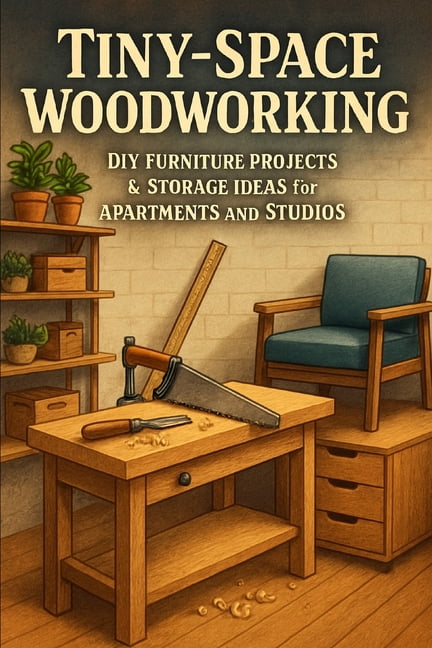 Tiny-Space Woodworking: DIY Furniture Projects & Storage Ideas for Apartments and Studios, (Paperback)