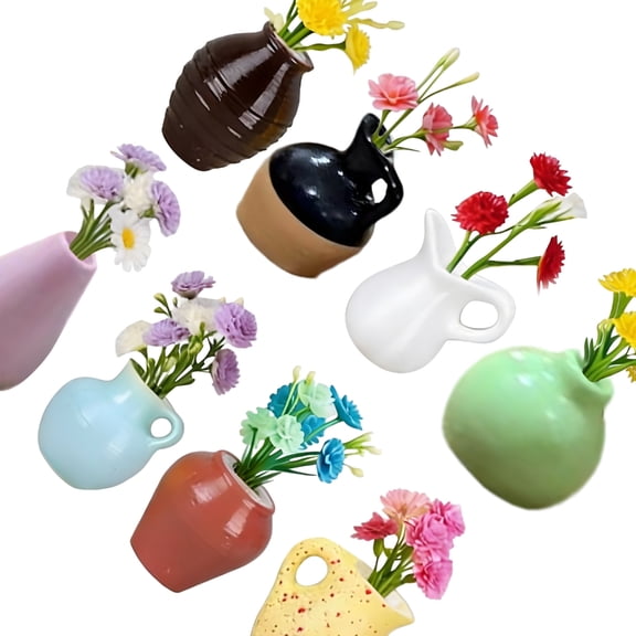 Tiny Storage Magnets Set Of 8 For Refrigerator And Display Board